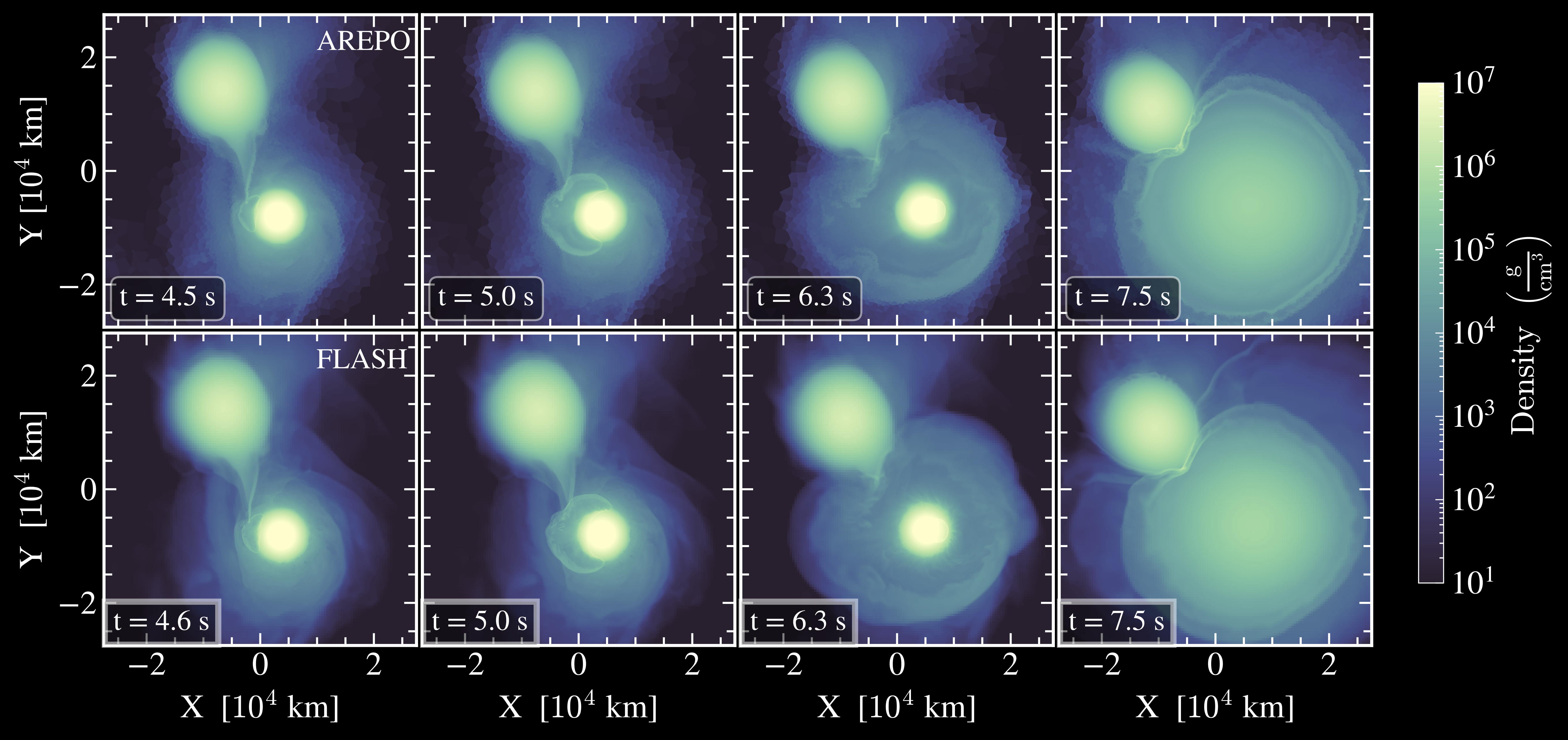 Density Field (AREPO → FLASH)