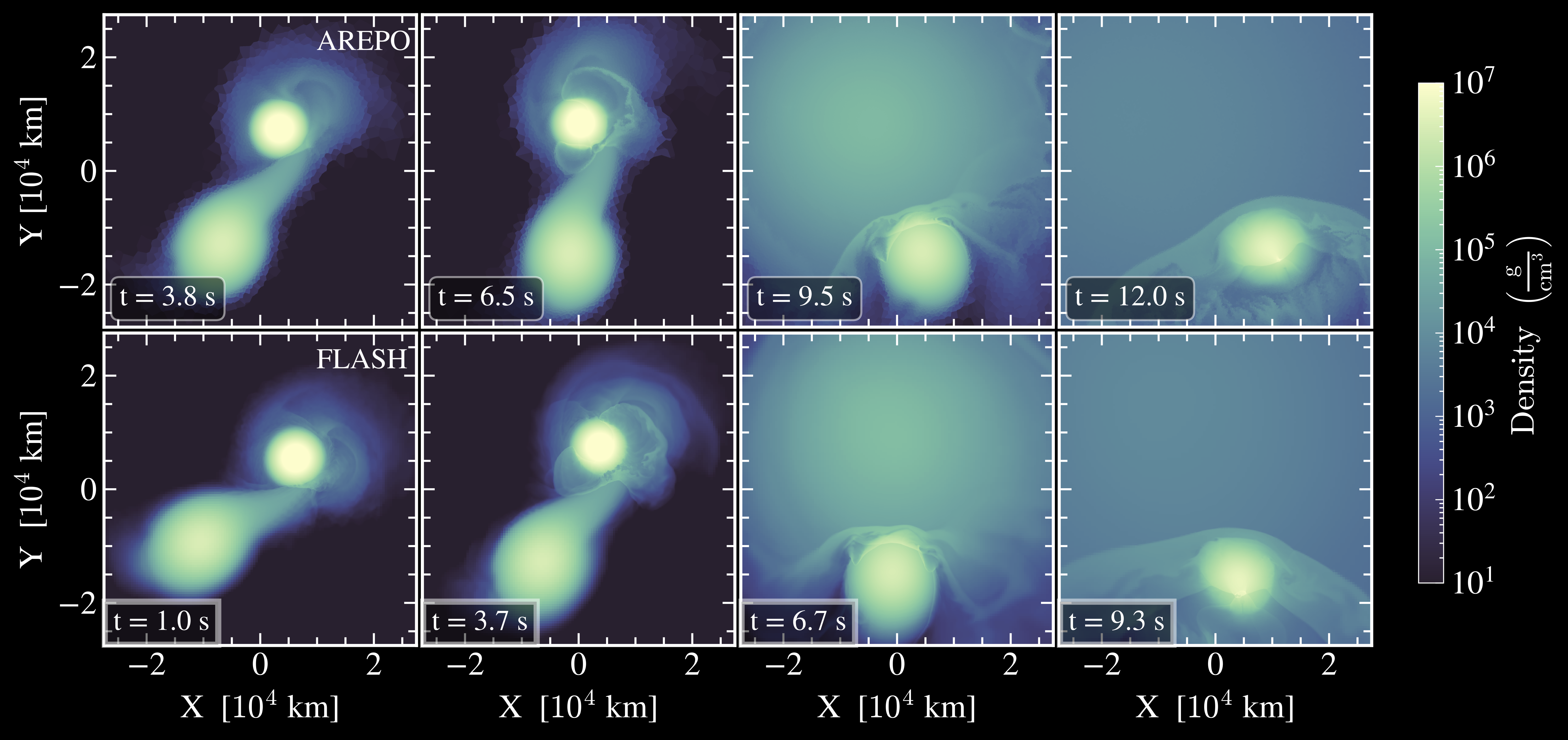 Density Field (AREPO → FLASH)